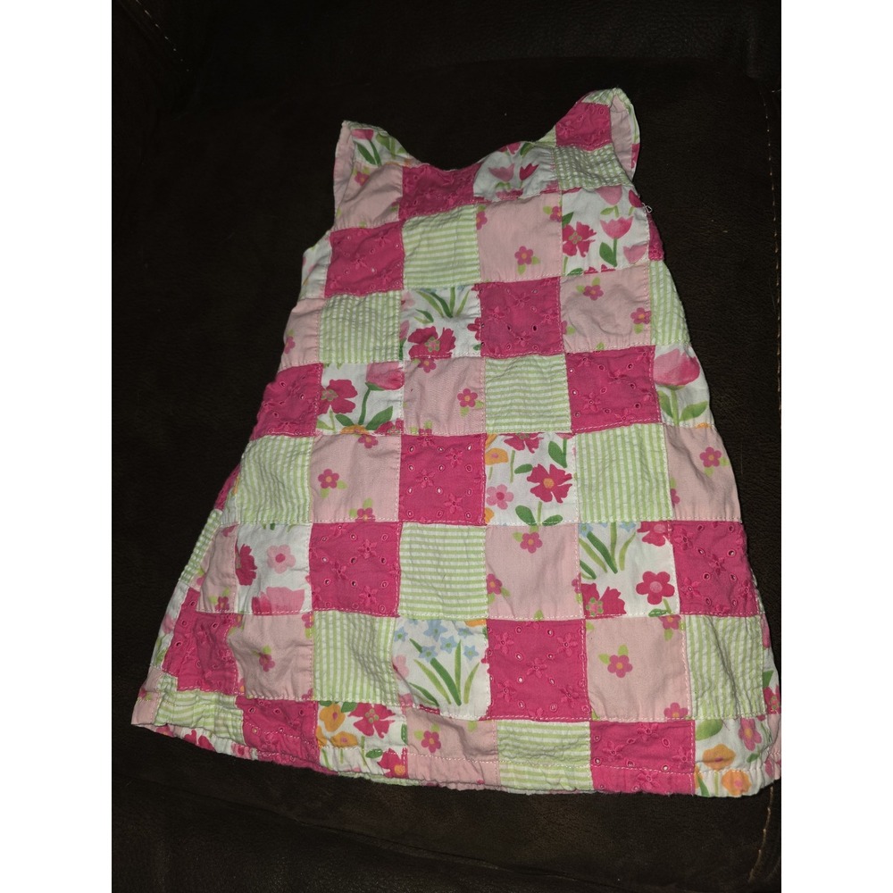 Gymboree layette line in full bloom floral patchwork dress size 12 18 months